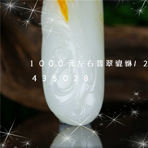 1000元左右翡翠貔貅/2023031435028