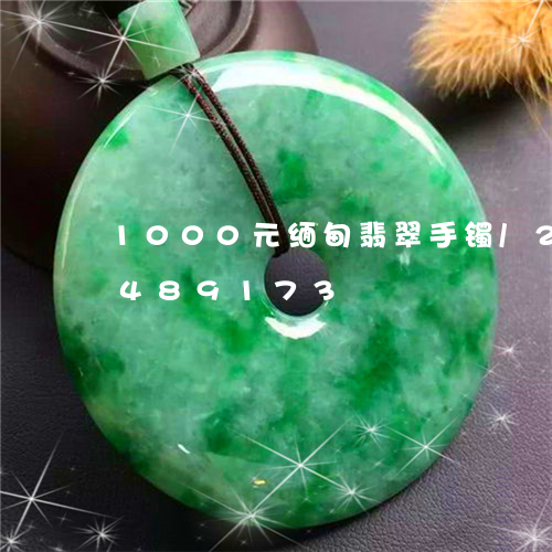 1000元缅甸翡翠手镯/2023031489173