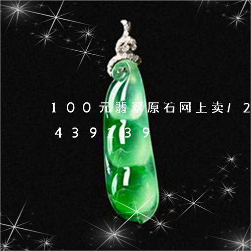 100元翡翠原石网上卖/2023031439239