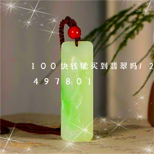 100块钱能买到翡翠吗/2023031497801