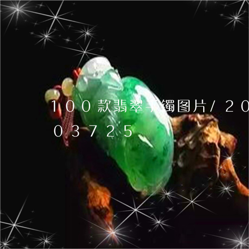 100款翡翠手镯图片/2023072203725