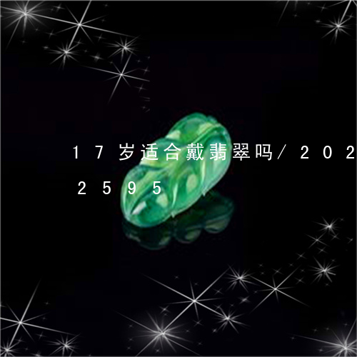 17岁适合戴翡翠吗/2023102662595