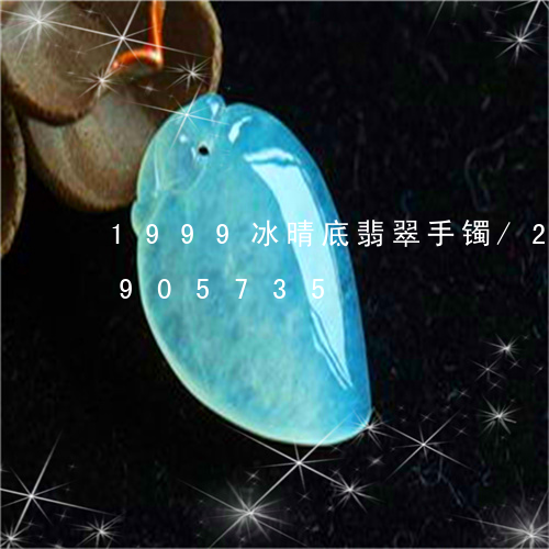 1999冰晴底翡翠手镯/2023092905735