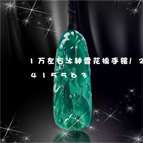 1万左右冰种雪花棉手镯/2023031415563