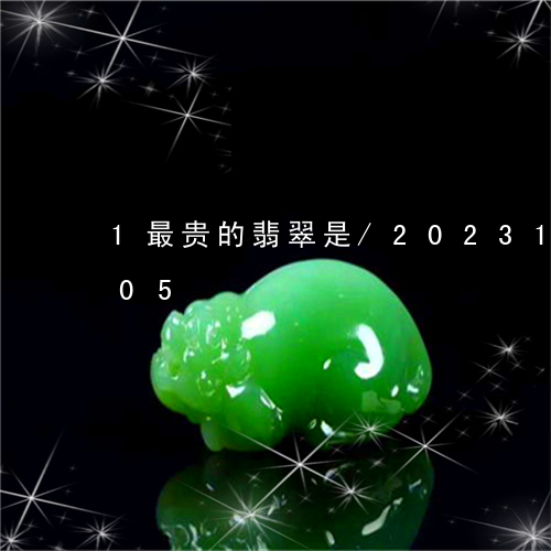 1最贵的翡翠是/2023121653705