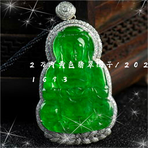 2万内黄色翡翠镯子/2023102521693