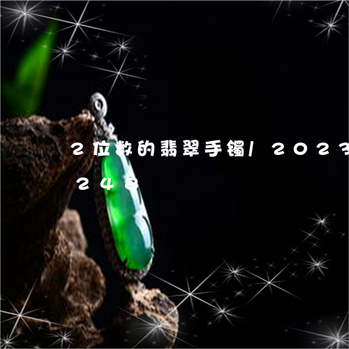 2位数的翡翠手镯/2023042704248