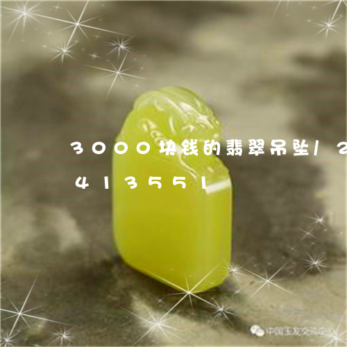 3000块钱的翡翠吊坠/2023031413551