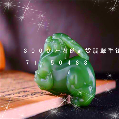 3000左右的a货翡翠手镯/2023071150483