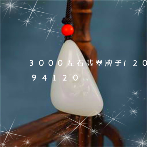 3000左右翡翠牌子/2023072294120