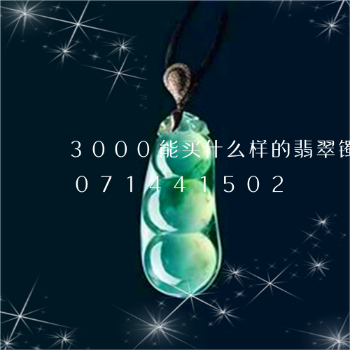 3000能买什么样的翡翠镯子/2023071441502