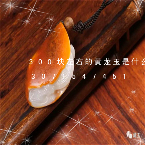 300块左右的黄龙玉是什么样的/2023071547451