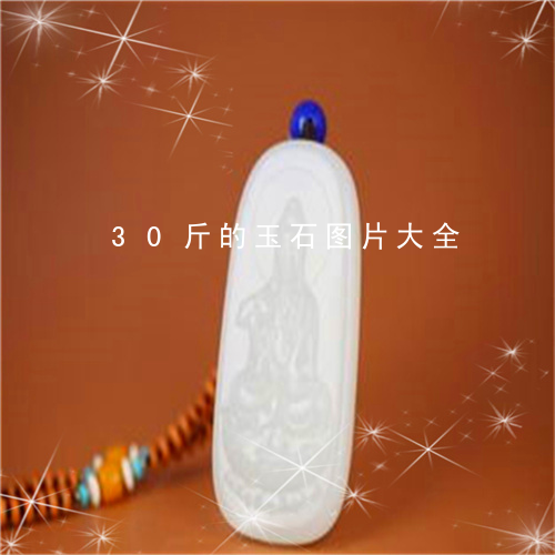 30斤的玉石图片大全