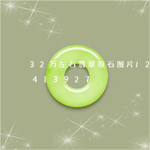 32万左右翡翠原石图片/2023031413927