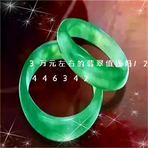 3万元左右的翡翠值钱吗/2023031446342