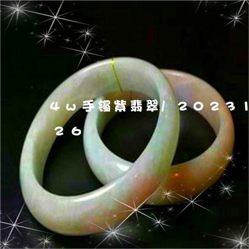 4w手镯紫翡翠/2023121715026