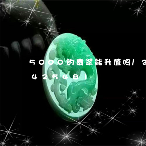 5000的翡翠能升值吗/2023031425481