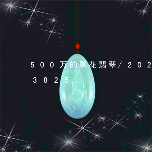 500万的飘花翡翠/2023102673825