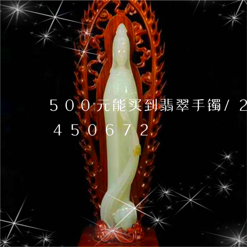 500元能买到翡翠手镯/2023112450672