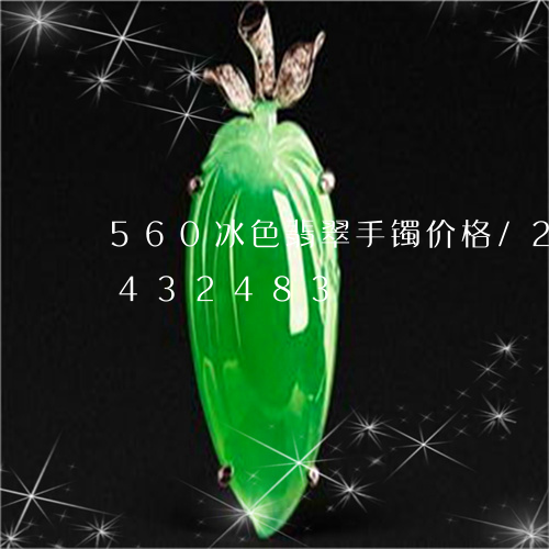 560冰色翡翠手镯价格/2023031432483