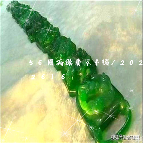 56圈满绿翡翠手镯/2023102522616