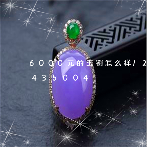 6000元的玉镯怎么样/2023031435004