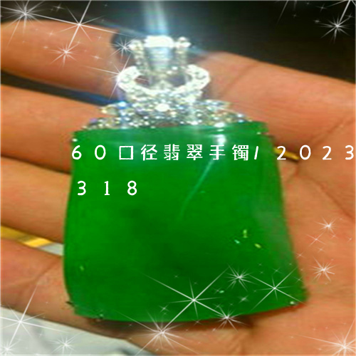 60口径翡翠手镯/2023042714318