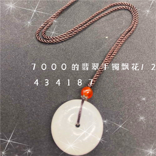 7000的翡翠手镯飘花/2023031434187