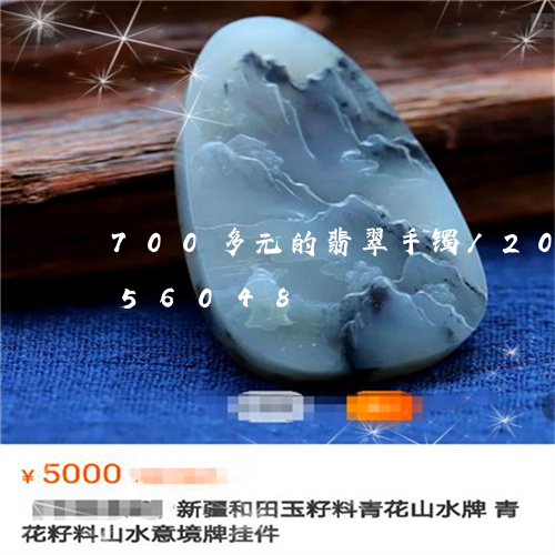 700多元的翡翠手镯/2023072156048