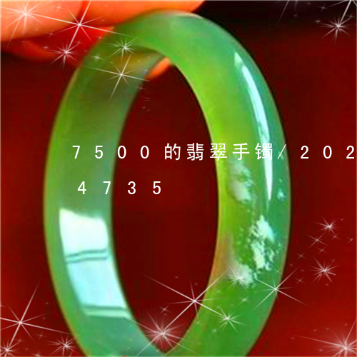 7500的翡翠手镯/2023110104735