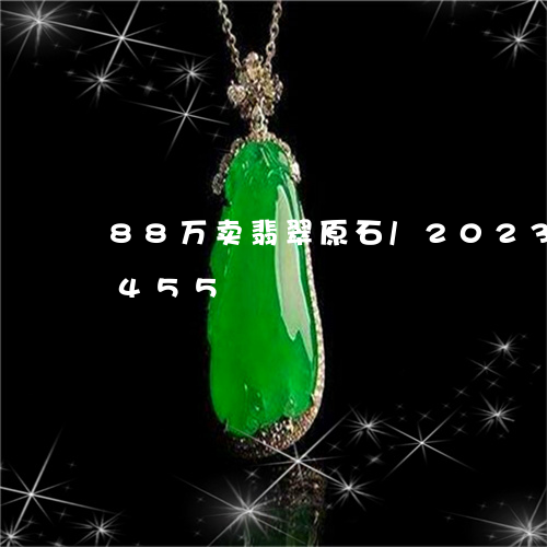 88万卖翡翠原石/2023042649455