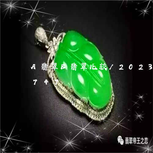 A翡翠B翡翠比较/2023042692747