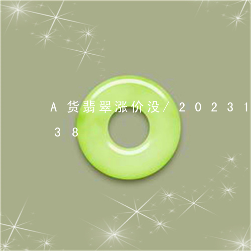 A货翡翠涨价没/2023121606038