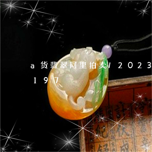 a货翡翠阿里拍卖/2023042611197