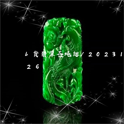 b货翡翠苍蝇翅/2023121635926