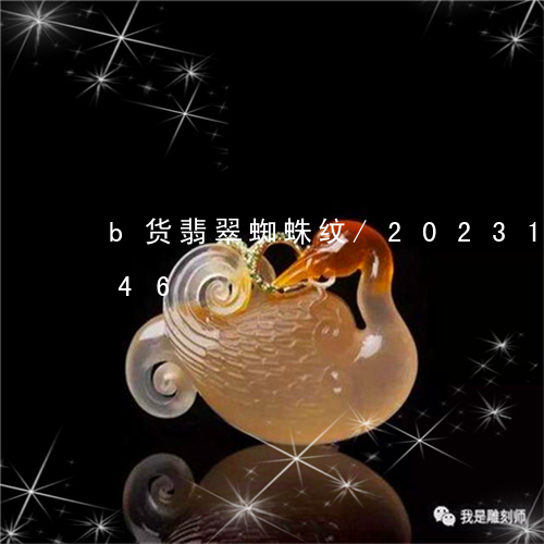 b货翡翠蜘蛛纹/2023121694046