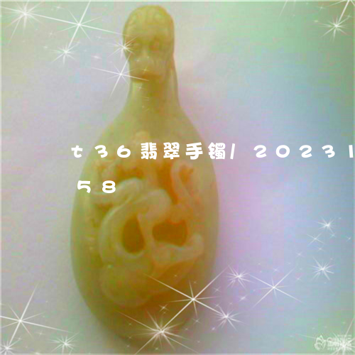 t36翡翠手镯/2023121636058