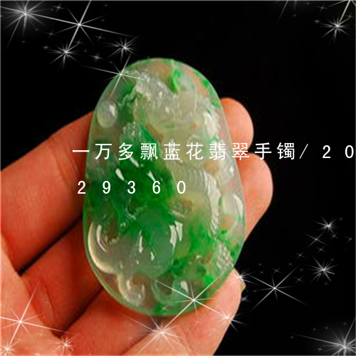 一万多飘蓝花翡翠手镯/2023120729360