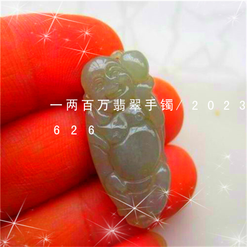 一两百万翡翠手镯/2023042743626