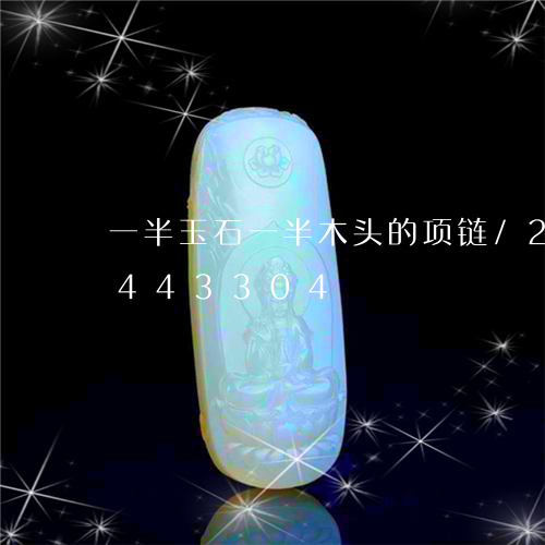 一半玉石一半木头的项链/2023031443304