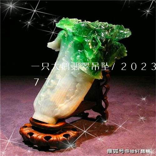 一只大鹅翡翠吊坠/2023042745777