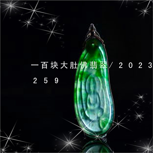 一百块大肚佛翡翠/2023102436259