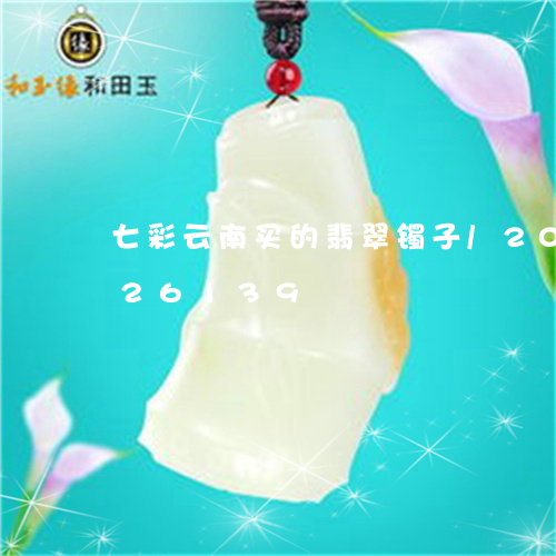 七彩云南买的翡翠镯子/2023120726139