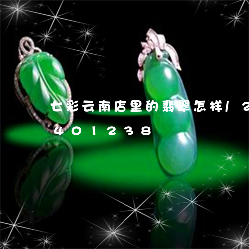 七彩云南店里的翡翠怎样/2023031401238