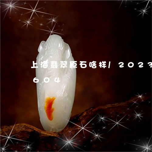 上海翡翠原石啥样/2023042718604