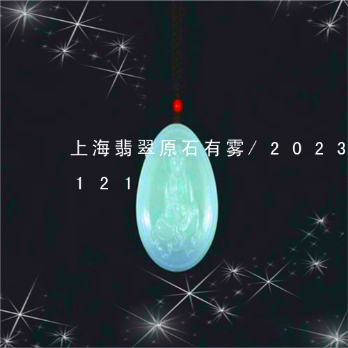 上海翡翠原石有雾/2023042777121