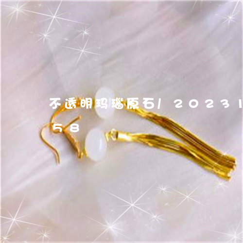 不透明玛瑙原石/2023112395058