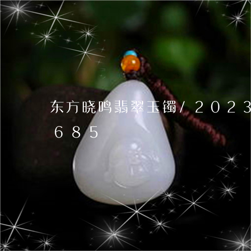 东方晓鸣翡翠玉镯/2023042610685