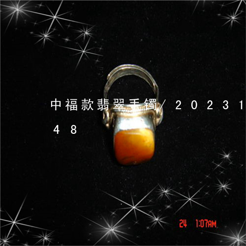 中福款翡翠手镯/2023121606048