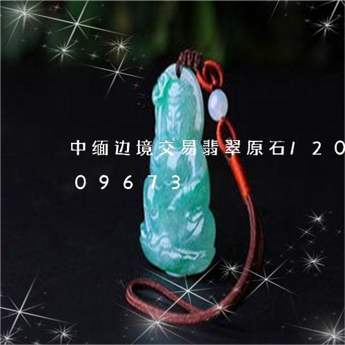 中缅边境交易翡翠原石/2023072209673